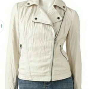 White Leather Jacket